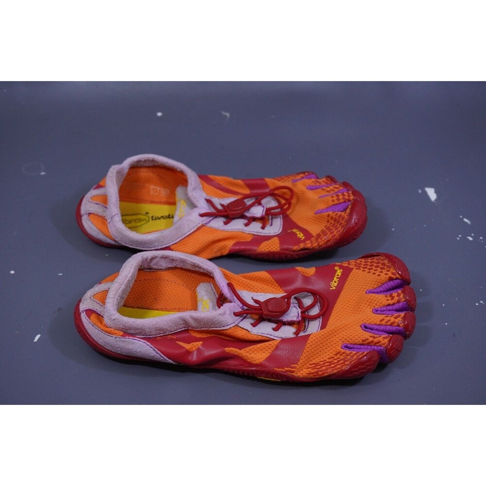 Vibram FiveFingers ELX LS Youth Size 37 US Kids 5.5 Womens 6 Barefoot Shoes Pink